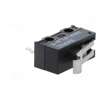 Microswitch SNAP ACTION | 0.5A/30VDC | SPDT | Rcont max: 50mΩ | Pos: 2