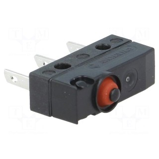 Microswitch SNAP ACTION | SPDT | 10A/250VAC | ON-(ON) | Pos: 2 | IP67