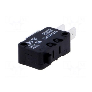 Microswitch SNAP ACTION | SPDT | 14A/250VAC | Rcont max: 15mΩ | Pos: 2