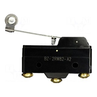 Microswitch SNAP ACTION | 15A/250VAC | with lever (with roller)