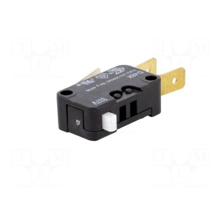 Microswitch SNAP ACTION | 21A/250VAC | without lever | SPDT | Pos: 2