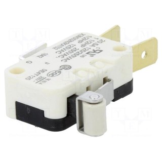 Microswitch SNAP ACTION | SPDT | 6A/250VAC | ON-(ON) | Pos: 2