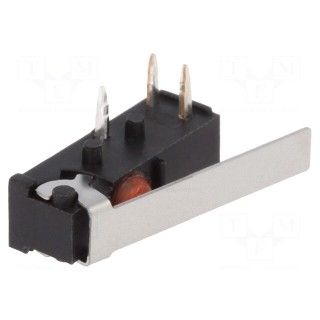 Microswitch SNAP ACTION | SPDT | Pos: 2 | Leads: for PCB,angled