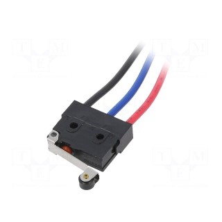 Microswitch SNAP ACTION | SPDT | Rcont max: 50mΩ | ON-(OFF) | Pos: 2