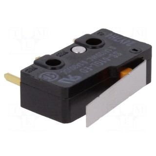 Microswitch SNAP ACTION | 0.1A/125VAC | 0.1A/30VDC | with lever