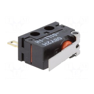 Microswitch SNAP ACTION | with lever | SPDT | 0.1A/125VAC | ON-(ON)