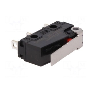 Microswitch SNAP ACTION | 0.1A/250VAC | 0.1A/30VDC | with lever
