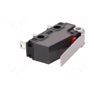 Microswitch SNAP ACTION | with lever | SPDT | 0.1A/250VAC | ON-(ON)