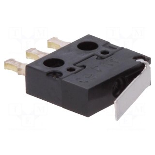 Microswitch SNAP ACTION | 0.5A/30VDC | with lever | SPDT | ON-(ON)