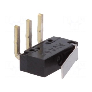Microswitch SNAP ACTION | with lever | SPDT | 0.5A/30VDC | ON-(ON)