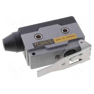 Microswitch SNAP ACTION | 10A/250VAC | with lever | SPDT | ON-(ON)