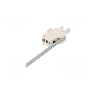 Microswitch SNAP ACTION | with lever | SPDT | 10A/400VAC | Pos: 2