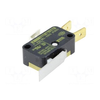 Microswitch SNAP ACTION | with lever | SPDT | 12A/250VAC | ON-(ON)