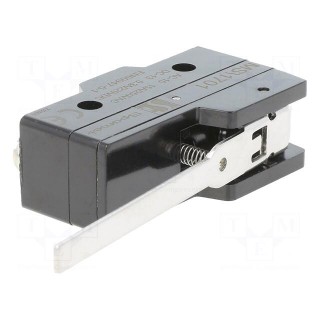 Microswitch SNAP ACTION | 15A/250VAC | 0.3A/220VDC | with lever