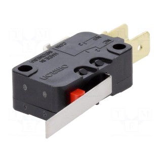Microswitch SNAP ACTION | with lever | SPDT | 16A/250VAC | 10A/30VDC
