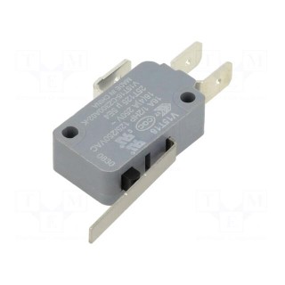Microswitch SNAP ACTION | 16A/250VAC | with lever | SPDT | ON-(ON)