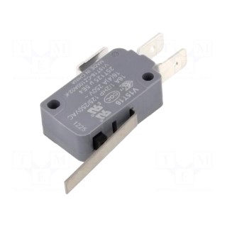 Microswitch SNAP ACTION | with lever | SPDT | 16A/250VAC | ON-(ON)