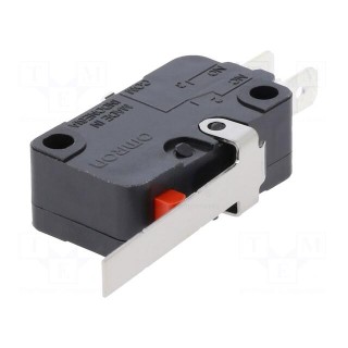 Microswitch SNAP ACTION | 16A/250VAC | with lever | SPDT | ON-(ON)
