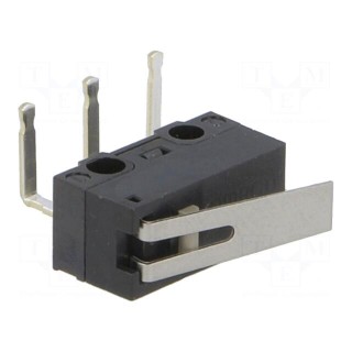 Microswitch SNAP ACTION | 1A/125VAC | 0.1A/30VDC | with lever | SPDT