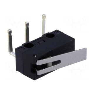 Microswitch SNAP ACTION | 1A/125VAC | 0.5A/30VDC | with lever | SPDT