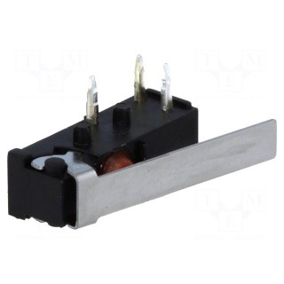 Microswitch SNAP ACTION | with lever | SPDT | 1A/250VAC | ON-(ON)