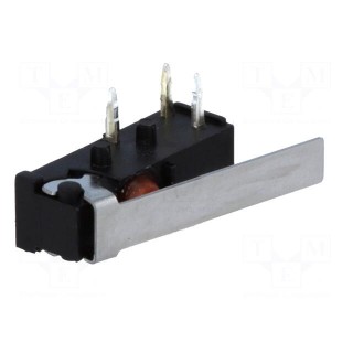 Microswitch SNAP ACTION | with lever | SPDT | 1A/250VAC | ON-(ON)