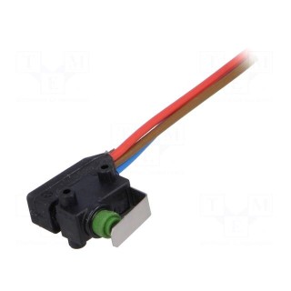 Microswitch SNAP ACTION | with lever | SPDT | 2A/24VDC | ON-(ON)