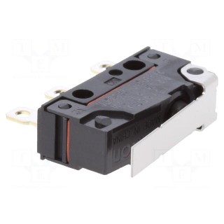 Microswitch SNAP ACTION | 2A/250VAC | with lever | SPDT | ON-(ON)