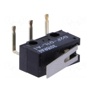 Microswitch SNAP ACTION | with lever | SPDT | 0.1A/30VDC | ON-(ON)