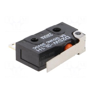 Microswitch SNAP ACTION | 3A/125VAC | 3A/30VDC | with lever | SPDT