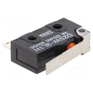 Microswitch SNAP ACTION | with lever | SPDT | 3A/125VAC | 3A/30VDC