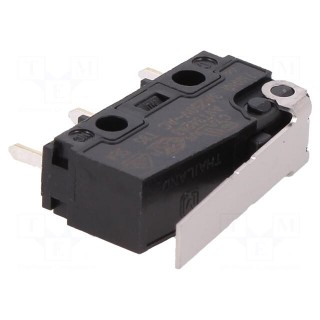 Microswitch SNAP ACTION | 3A/250VAC | 3A/30VDC | with lever | SPDT