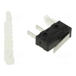 Microswitch SNAP ACTION | 3A/250VAC | with lever | SPDT | ON-(ON)