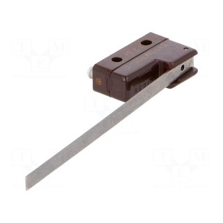 Microswitch SNAP ACTION | 4A/250VAC | with lever | SPDT | OFF-(ON)