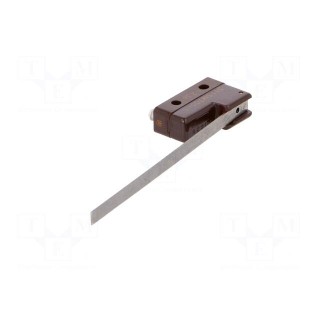 Microswitch SNAP ACTION | 4A/250VAC | with lever | SPDT | OFF-(ON)
