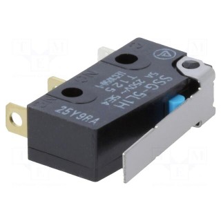 Microswitch SNAP ACTION | with lever | SPDT | 5A/125VAC | ON-(ON)