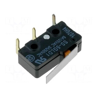 Microswitch SNAP ACTION | with lever | SPDT | 5A/125VAC | ON-(ON)