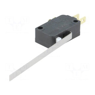 Microswitch SNAP ACTION | 5A/125VAC | with lever | SPDT | Pos: 2