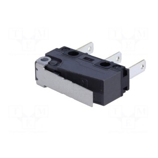 Microswitch SNAP ACTION | with lever | SPDT | 5A/250VAC | 5A/30VDC