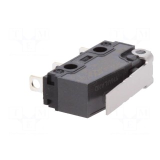 Microswitch SNAP ACTION | 5A/250VAC | 5A/30VDC | with lever | SPDT