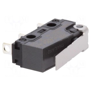 Microswitch SNAP ACTION | with lever | SPDT | 5A/250VAC | 5A/30VDC