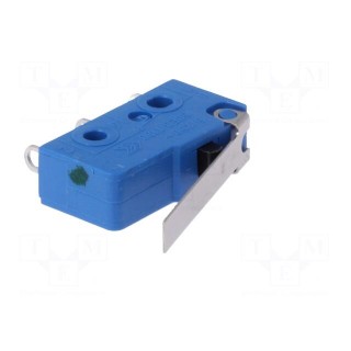 Microswitch SNAP ACTION | with lever | SPDT | 5A/250VAC | OFF-(ON)