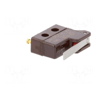 Microswitch SNAP ACTION | 5A/250VAC | with lever | SPDT | OFF-(ON)