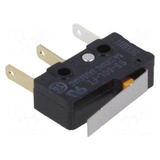 Microswitch SNAP ACTION | 5A/250VAC | with lever | SPDT | ON-(ON)