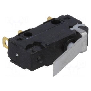 Microswitch SNAP ACTION | with lever | SPDT | 5A/250VAC | ON-(ON)