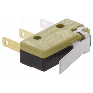 Microswitch SNAP ACTION | with lever | SPDT | ON-(ON) | Pos: 2