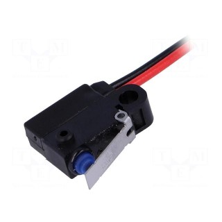 Microswitch SNAP ACTION | 0.1A/125VAC | 2A/12VDC | with lever | IP67