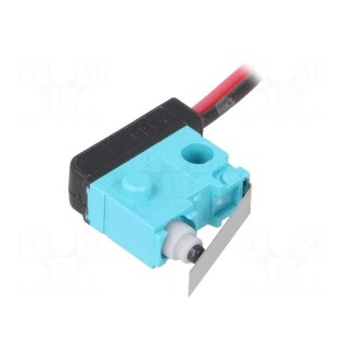 Microswitch SNAP ACTION | with lever | SPST-NC | 0.1A/30VDC | Pos: 2