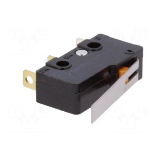 Microswitch SNAP ACTION | 5A/250VAC | with lever | SPST-NC | Pos: 2