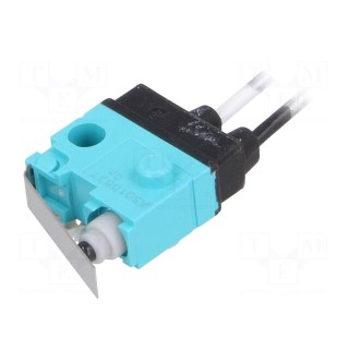 Microswitch SNAP ACTION | 0.1A/30VDC | with lever | SPST-NO | Pos: 2